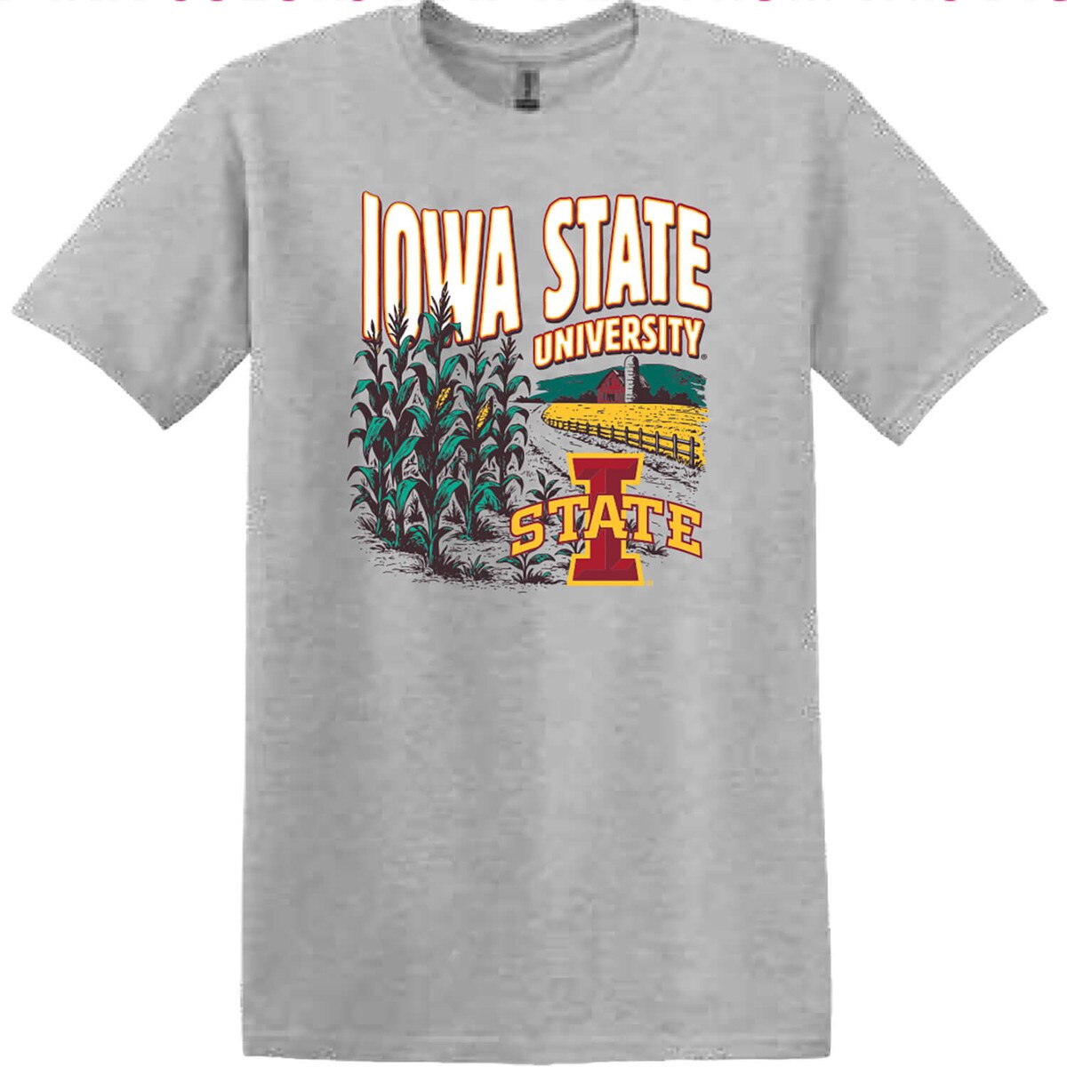 College House I-State Gray Cornfield ISF26 Short Sleeve T-Shirt vendor image